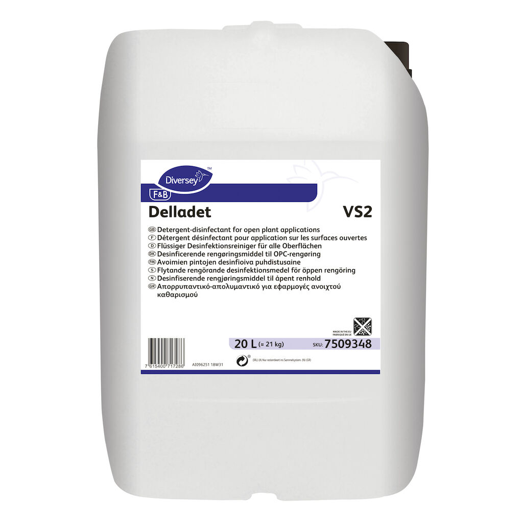 Delladet VS2 20L - Desinfioiva pesuaine